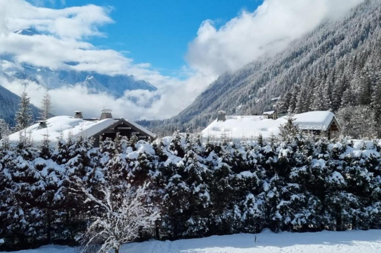 Charming Apt With Swimming Pool In Argentiere Chamonix Exteriér fotografie