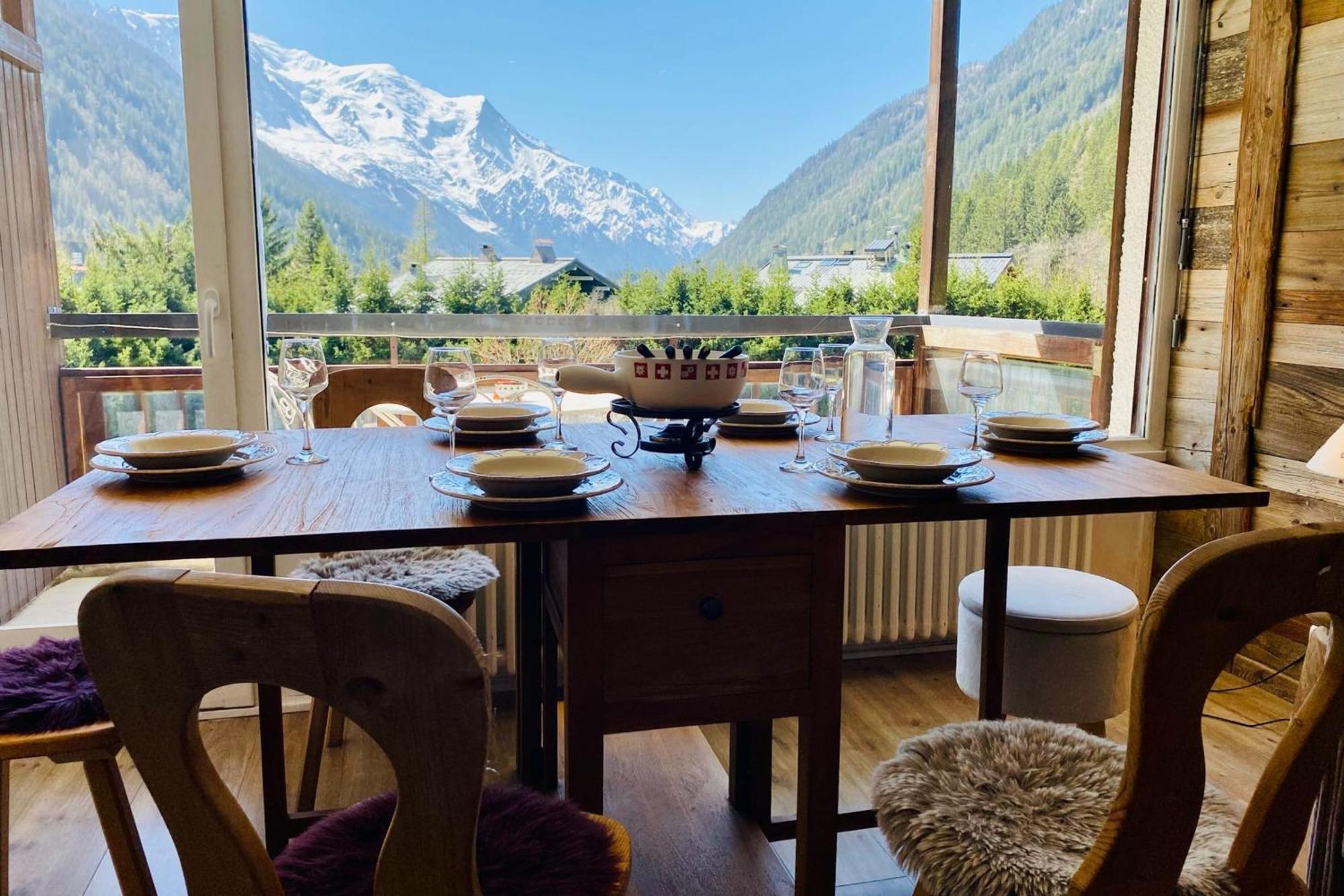 Charming Apt With Swimming Pool In Argentiere Chamonix Exteriér fotografie